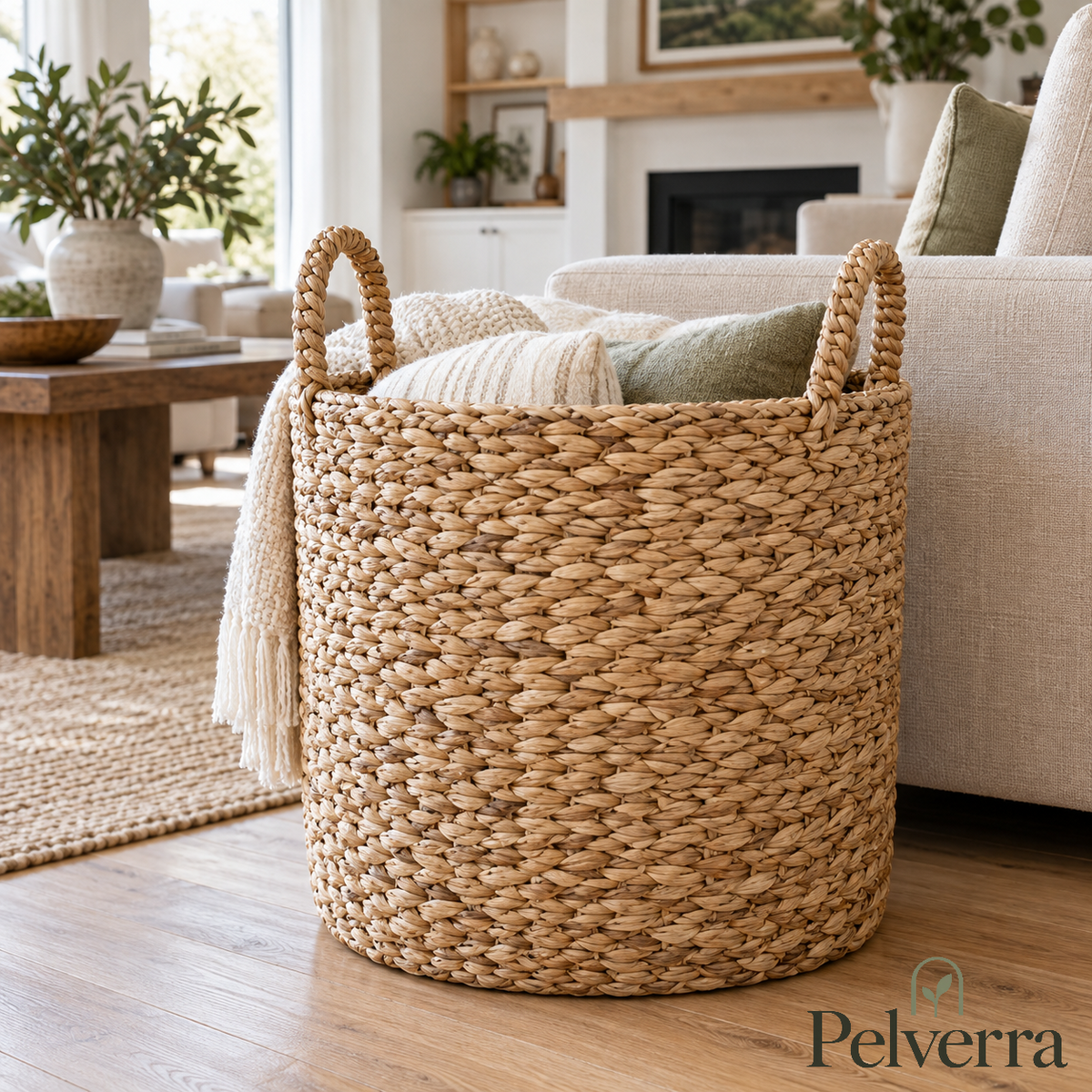 Seagrass Woven Storage Basket