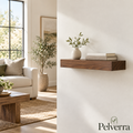 Walnut Floating Wall Shelf