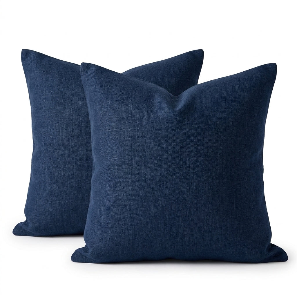 Sage Green Linen-Look Pillowcase Set