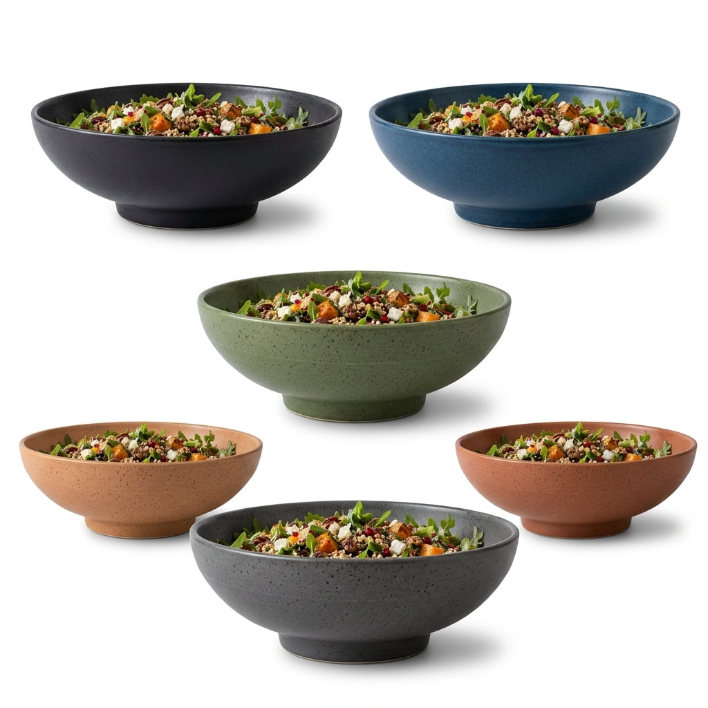 Speckled Stoneware Serving Bowl