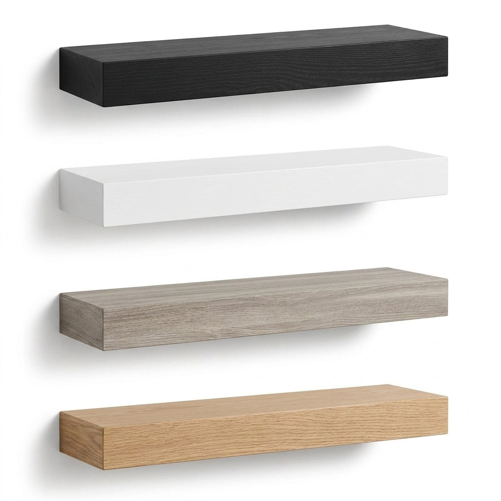 Walnut Floating Wall Shelf