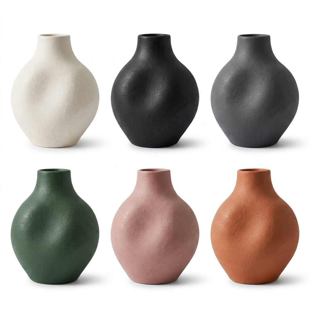 Sculptural Stoneware Vase
