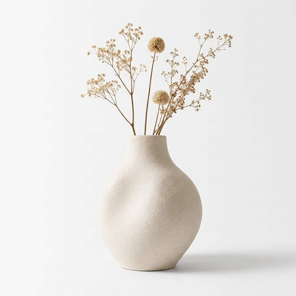Sculptural Stoneware Vase