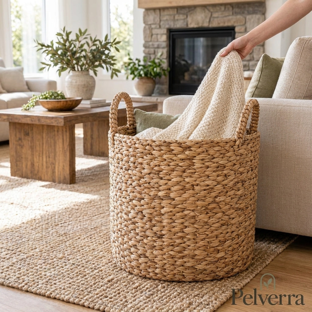 Seagrass Woven Storage Basket